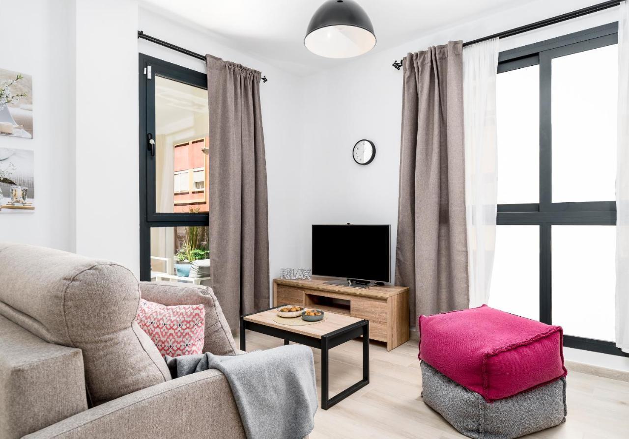 Apartamento Deluxe Con Piscina, Terraza & Parking Màlaga Exteriér fotografie